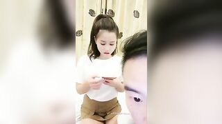 Vcl, Gái non Trần Duy Hưng tiếp khách China buồi dài lút cán