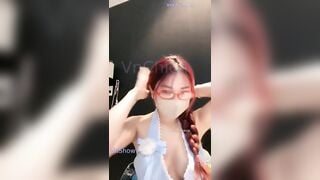 MMlive gachich (Eria2004) dâm đãng show lồn vú xong đi gạ chịch anh bảo vệ cặc bự cực