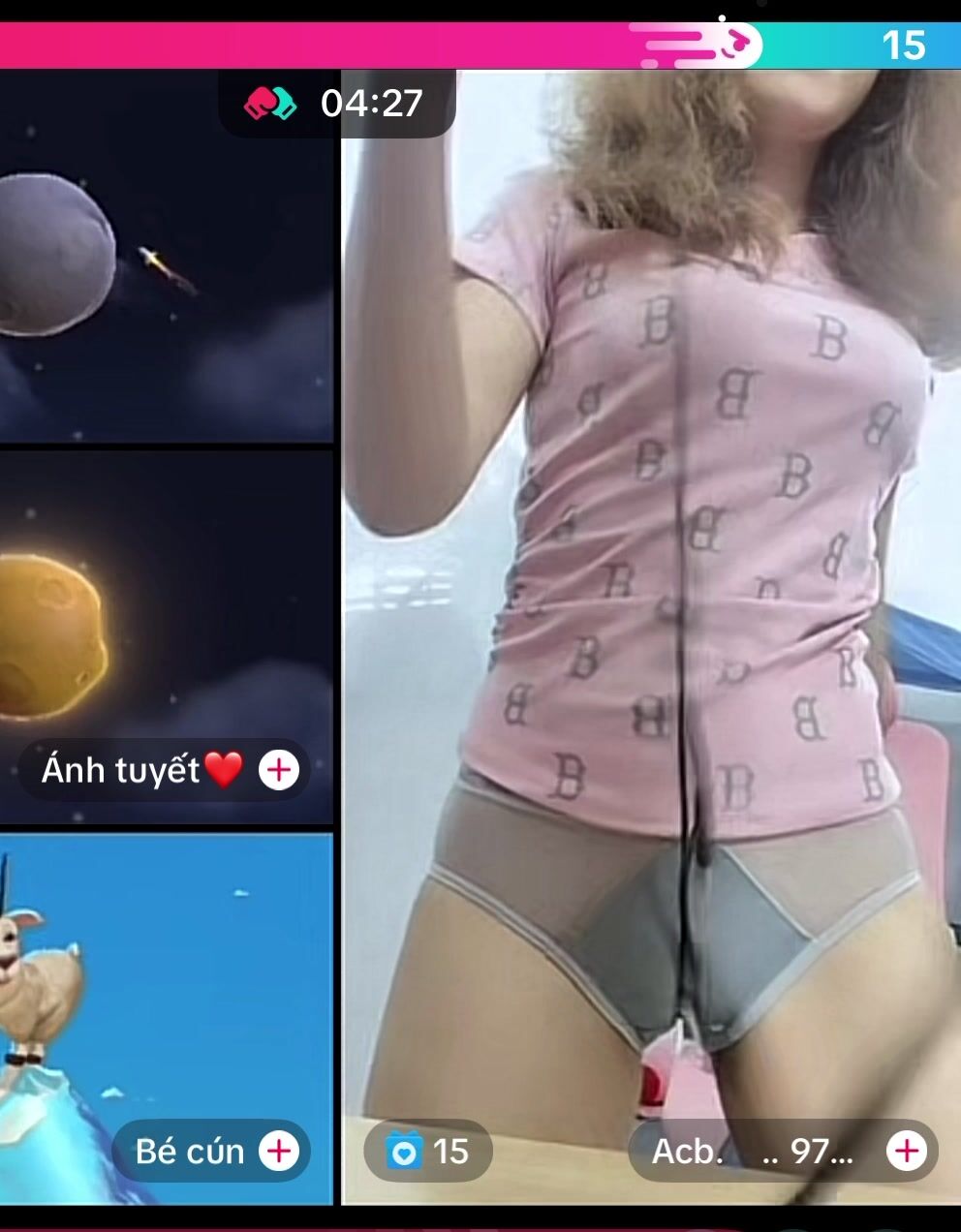 Em gái thua Pk trả kèo Tiktok