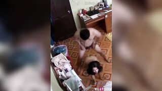 Súc vật, Bắt con bạn thân quỳ xuống bú cu bóp cổ xuất đầy họng