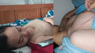 Clip Hot Lén Sờ Vú Em Dâu Ngủ Say Lúc Chồng Đi Vắng