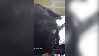 Súc vật, Bắt e học sinh bú cu trong bộ đồng phục ở TTTM xuất tinh vào mồm