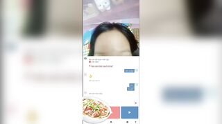 Mini chat gặp em gái show vú tròn bím múp