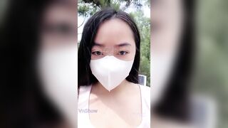 Em idol MMlive sanzai2 vào rừng public khoả thân livestream show lồn vú gạ chịch ngườ