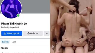 Clip Hot  Phạm Thị Khánh Ly Một Mình Cân 4 Con Cu Bự