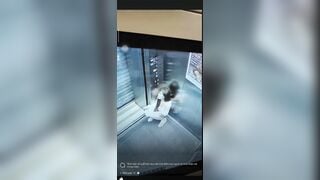 Rượu bia vào người, E học sinh đái trong thang máy bị phát hiện