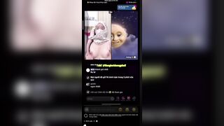 E học sinh kính cận trả kèo lộ vú hồng trên tiktok