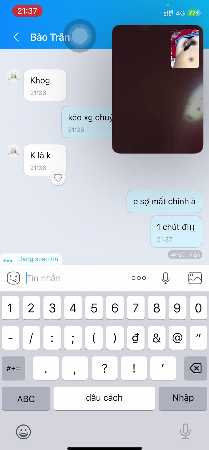 Copy lại video : Call sex vs em yêu
