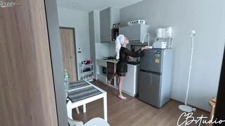 Bất ngờ địt trộm em iu từ phía sau