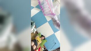 Quay lén e gái phòng trọ kế bên thủ dâm