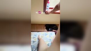 Em nữ sinh dễ thương chơi miệng hỏi anh có sướng không