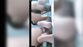 Hai em học sinh loli mình dây khoe hàng dâm đãng mông to lồn múp thủ dâm với trai lạ