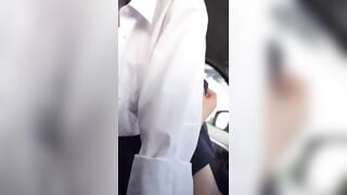 Cha dượng gạ địt con gái khi trên đường chở đi học về sướng vl ra p2