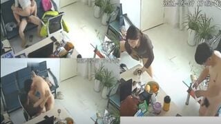 Vợ đi làm thư kí bị xếp địt mỗi ngày bắn tinh vào lồn