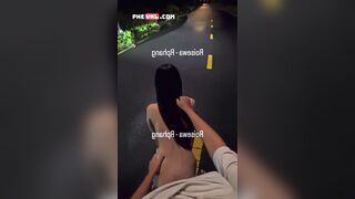 Chơi public em ghệ mình dây giữa đường quốc lộ