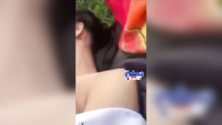 Đưa em Minh Thư  ra đồng hoang bóp vú sờ lồn em nó thì nghiện đt
