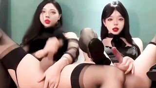 2 em gái xinh sóc lộ thủ dâm kích thích phụt tinh bắn nước dâm đãng