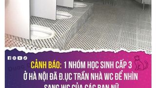 Clip Hot Đục Trần Nhà Vệ Sinh Để Nhìn Sang Wc Các Bạn Nữ Ở Hà Nội