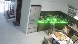 Hack Camera Chồng bắt vợ mút chim ở phòng bếp