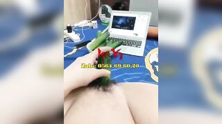 Clip Ngọc Vy thù dâm bắn nước với dưa leo siêu dâm ( có zalo )
