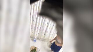 Quay lén chị hàng xóm chubby vú to lồn múp lắm lông cởi chuồng ở nhà