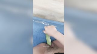 E Mỹ Hạnh Nghịch Dưa Chuột lên Đỉnh bắn nước lồn như suối