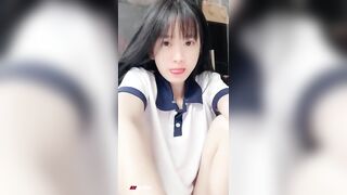 Em học sinh mình dây xinh như Thiên Thần Livestream thủ dâm cực nứng