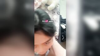 Chim anh như cây nấm dài vậy mà cứ bắt em lút cán