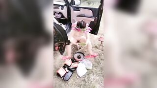 Dắt vợ nứng lồn đi cắm trại và cái kết