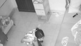 Hack cam em loli hàng xóm thay đồ đi học buổi sáng