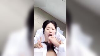 Cho e rau non uống tinh ngập mồm public ngoài hành lang ban công