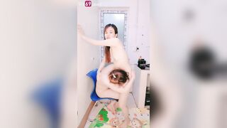 3 mẹ Con VN Rủ Nhau khởi Nghiệp Dùng Cặc Giả Live Móc lồn cho nhau