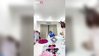 Thở sửa điều hòa, Được MB Hoa Ngọc Lan Cho Bóp Vú Sờ Lồn vì nứng xong djt nhau sướng