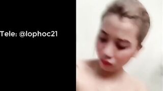 Tự quay, Teen HS đi tắm Loli Khoe Vú Khủng Cho Người yêu xem Djt nhau