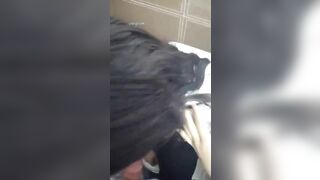 Đưa em học sinh trồn vào nhà vệ sinh bú mút con cặc dâm đãng bắn tinh ngập mồm