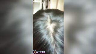 Bú cu cho ông anh rể:Em vợ học về để anh rể ra bú cu
