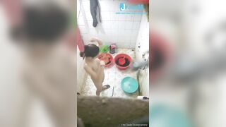 Quay lén em hàng xóm hàng ngon  tắm vú to hàng ngon siêu dâm