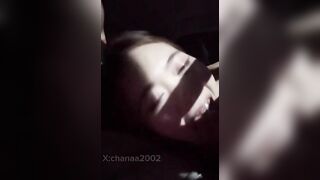 Địt em sinh viên ngay ở trong ô to bú cặc dâm đãng kích thích siêu dâm
