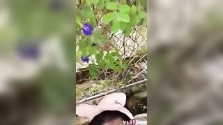 Địt gái dâm từ ngoài vườn vào trong nhà mông to lồn múp dâm đãng kích thích