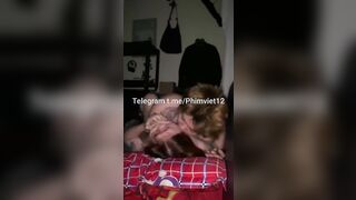 Lén lút nắc liên tục nhưng nhẹ nhàng cùng em ny khi sang nhà,sợ bố mẹ e phát hiện