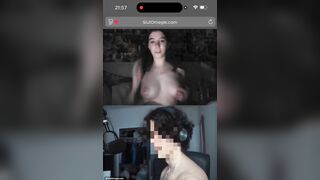 Cặp vú hồng gái 18 tuổi trên omegle