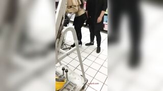 Quay lén phát hiện cặp đôi dâm đãng thích show  hàng địt nhau public ở bãi đổ xe