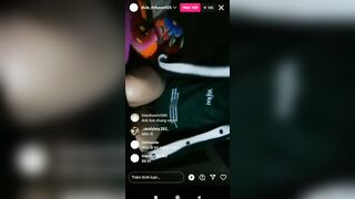 Đêm rồi lên ig khoe lồn 1