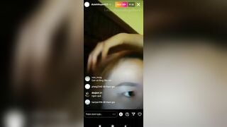 E Lê Thị Dịu Huyền vú to dâm đãng livetream show vú trên instagram