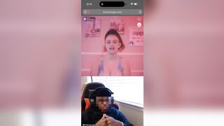 Gạ em teen vú to show trên omegle