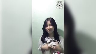 Gái teen Quỳnh Anh lộ video show hàng cho ny coi