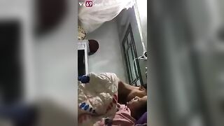 Đừng quay tha cho em đi mà: Hấp dâm phạt cô em gái nuôi vú bự