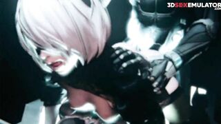 Hentai 3d chịt với người máy