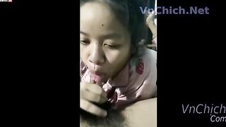Chim gắn bi được vợ dâm bú mút xong nắc em mới sướng chứ khẩu dâm rên rỉ bị phát hiện