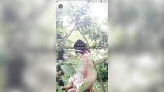 đang ỉa bậy trong rừng thì có em dân bản ra dí lồn vào mặt